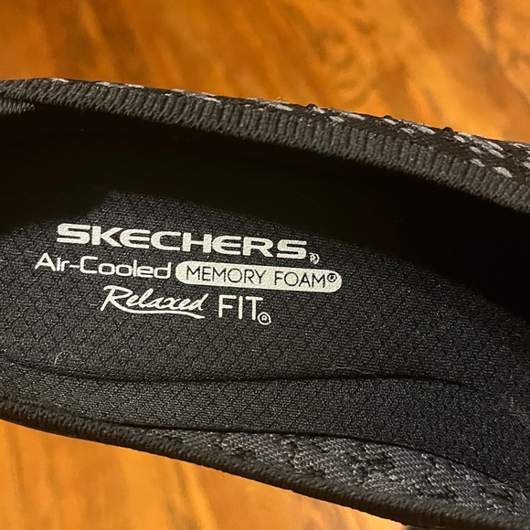 Skechers Black and Gray Slip-On Shoes - Picture 5 of 5